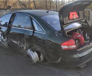 Wypadek w Częstochowie. Karambol 5 pojazdów, jedna osoba poszkodowana