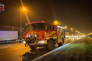 Pruszków: Poranny karambol na A2. 8 osób w szpitalu
