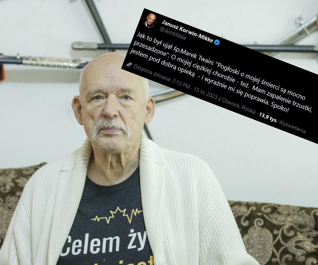 Janusz Korwin-Mikke Trafił Do Szpitala. Pojawiły Się Informacje O Jego ...