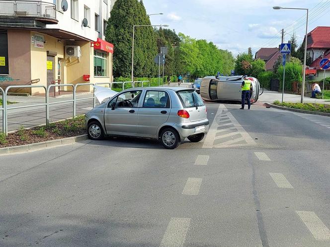 Wypadek na ulicy Konstytucji 3-go Maja w Starachowicach