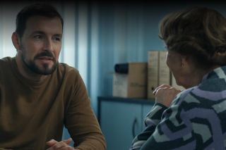 Barwy szczęścia odc. 3245. Marcin Kodur (Oskar Stoczyński), Józefina Rawiczowa (Elżbieta Jarosik)