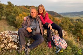 Ania z narzeczonym Łukaszem