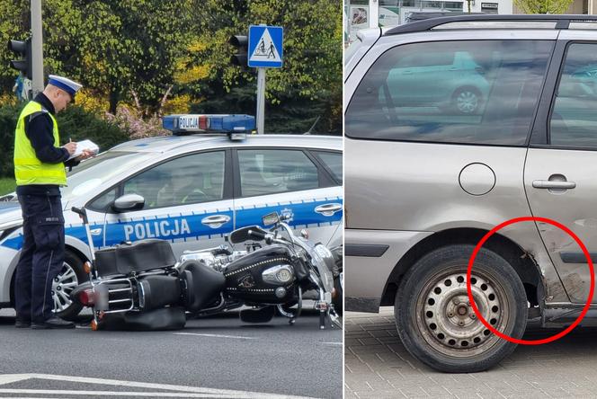 Zmiótł seatem motocyklistę. Koszmarny wypadek na Pradze