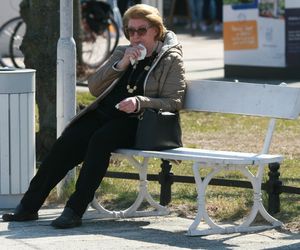 Premier Hanna Suchocka w Sopocie