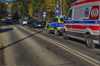 Groźny wypadek na Podhalu. Młody mężczyzna potrącony przez audi