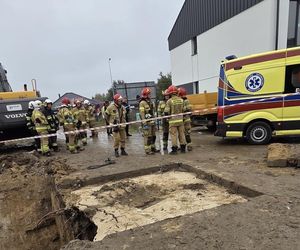 Tragiczny wypadek w Bełchatowie. Mężczyzna zginął przysypany ziemią podczas prac budowlanych