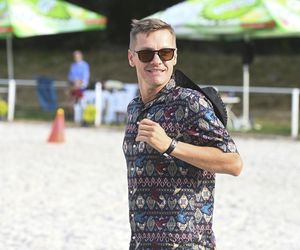 Marcin Mroczek zabrał kilkuletnich synów na pierwszą pielgrzymkę. Wszyscy ruszyli na Jasną Górę