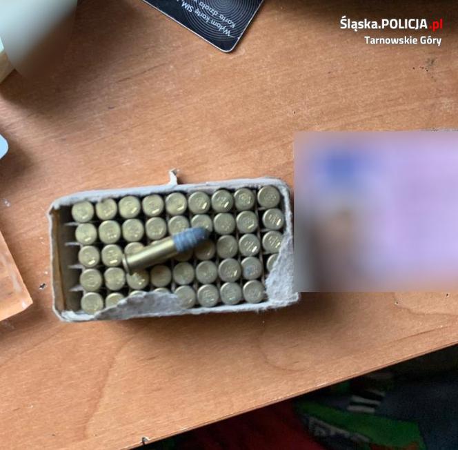 Tarnowskie Góry: Policjant znalazł w mieszkaniu 35-latka amunicję, narkotyki i plantację [ZDJĘCIA]