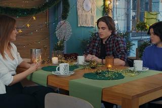 M jak miłość odc. 1722. Basia (Gabriela Raczyńska), Jasiek (Stanisław Dusza), Franka (Dominika Kachlik)