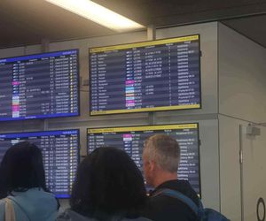 Drony nad Polską. Lotnisko Chopina