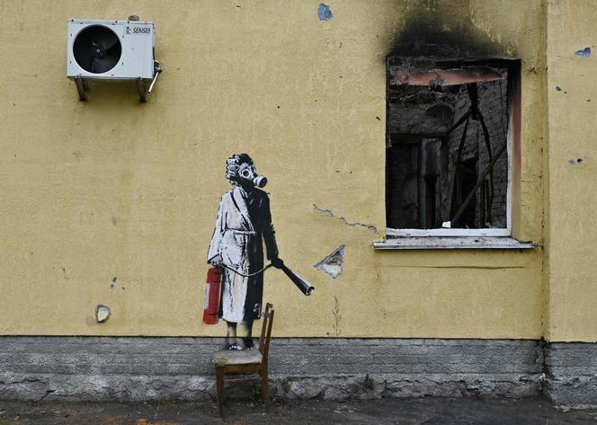 Banksy na Ukrainie