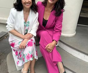 M jak miłość po wakacjach. Małgorzata (Aleksandra Pieczyńska), Kinga (Katarzyna Cichopek)