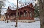 Nałęczów - Park Zdrojowy zimą