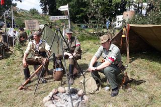 Rekonstrukcja historyczna w Strzekęcinie