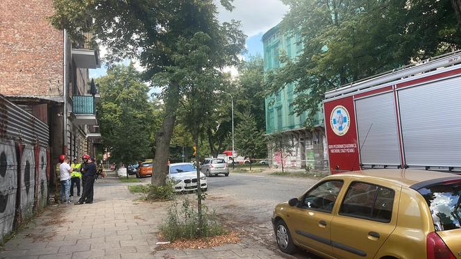 Zawalił się pustostan przy ulicy Jerzego w Łodzi
