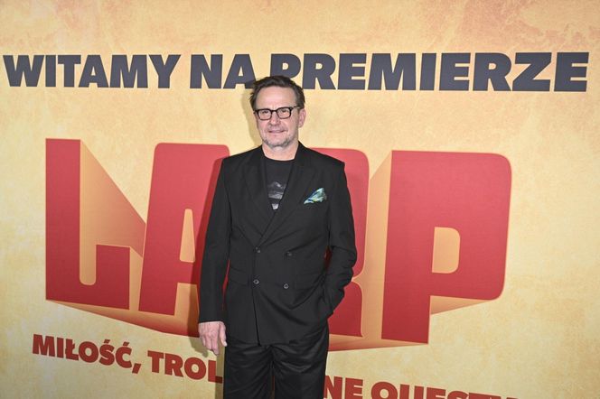 Premiera "LARP. Miłość, trolle i inne questy": Pawł Deląg z partnerką