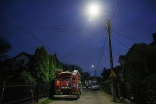 Ewakuacja mieszkańców w Rembertowie (7.09.2025)