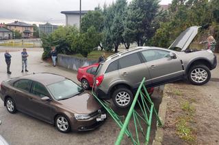 Źle zaparkowany samochód