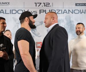 Mateusz Borek, Mariusz Pudzianowski i Mamed Khalidov