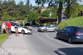 Wypadek w Łaziskach Górnych. Trzy osoby poszkodowane