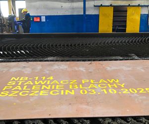 Budowa statku w stoczni szczecińskiej