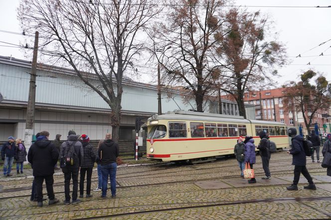 Katarzynki 2024 - wystawa tramwajów przy historycznej zajezdni przy ulicy Madalińskiego