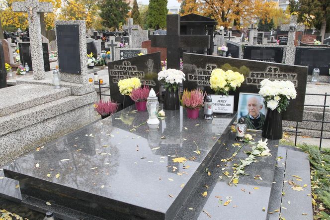 Tak wygląda grób byłego posła Jerzego Dziewulskiego