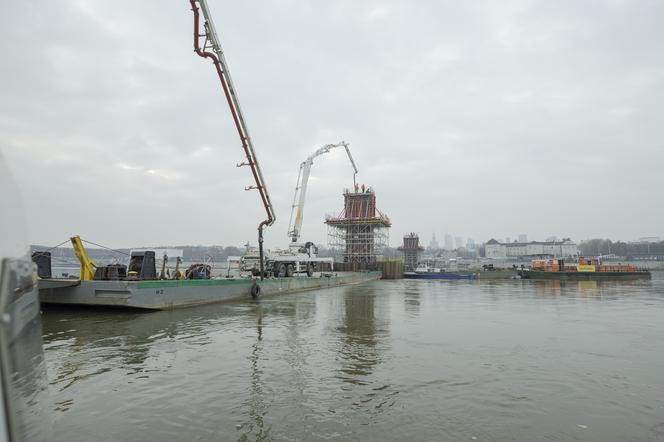 Warszawa. Powstaje nowy most nad Wisłą. Zakończył się kolejny etap budowy!