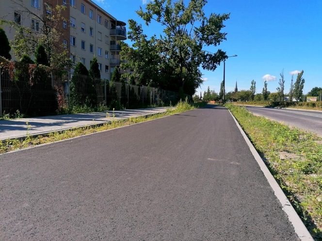 Nowa ścieżka rowerowa