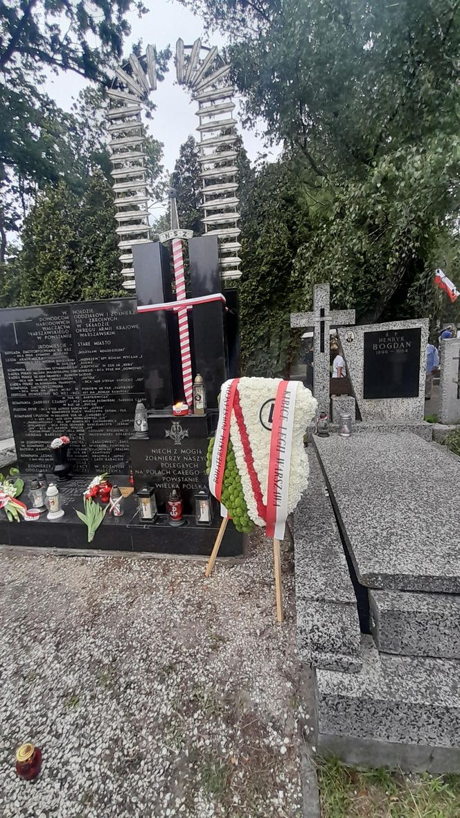 81. rocznica wybuchu Powstania Warszawskiego. Uroczystości przy pomniku Gloria Victis