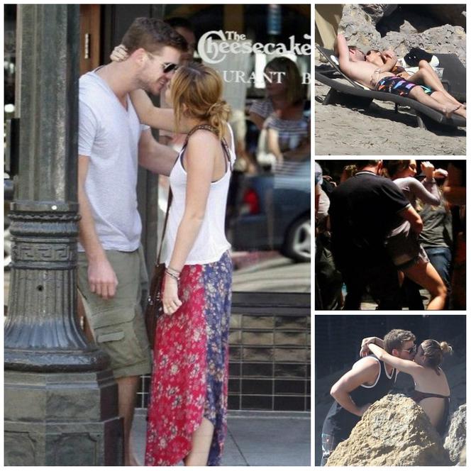 Miley Cyrus i Liam Hemsworth - romantyczne początki ich związku