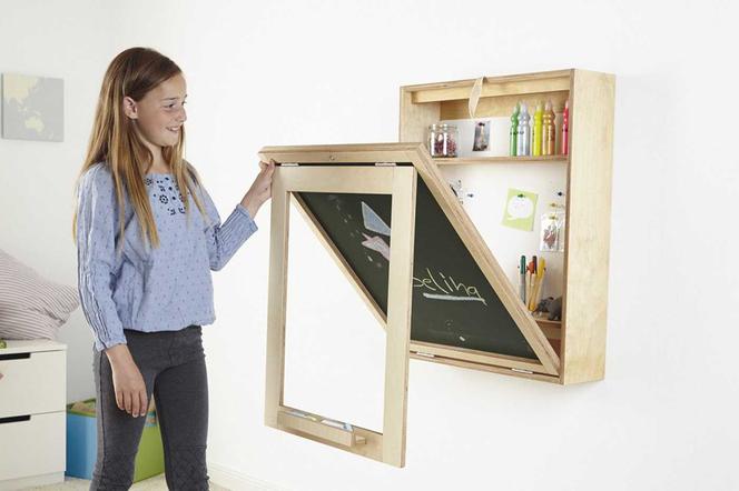 DIY: składany stolik z tablicą do pokoju dziecka. Zdjęcia KROK PO KROKU!