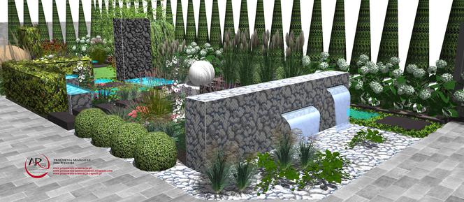 nowoczesny ogród