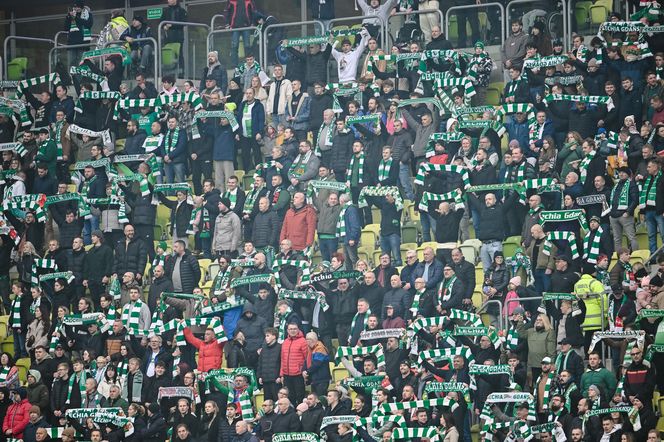 Lechia Gdańsk - Widzew Łódź: Zdjęcia kibiców z meczu 15. kolejki PKO BP Ekstraklasy