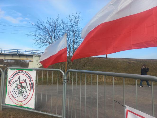 Protest rolników w Medyce