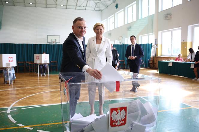 Andrzej Duda zagłosował w wyborach samorządowych w Krakowie