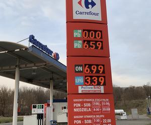 Ceny paliw na stacjach w Sosnowcu 23.03