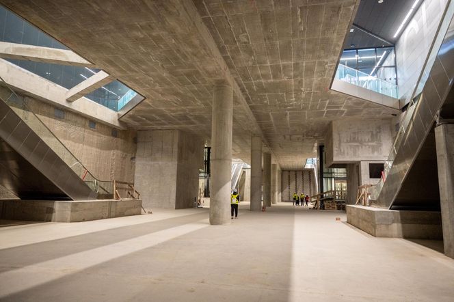 Pierwszy podziemny przystanek tramwajowy w Warszawie (listopad 2025)