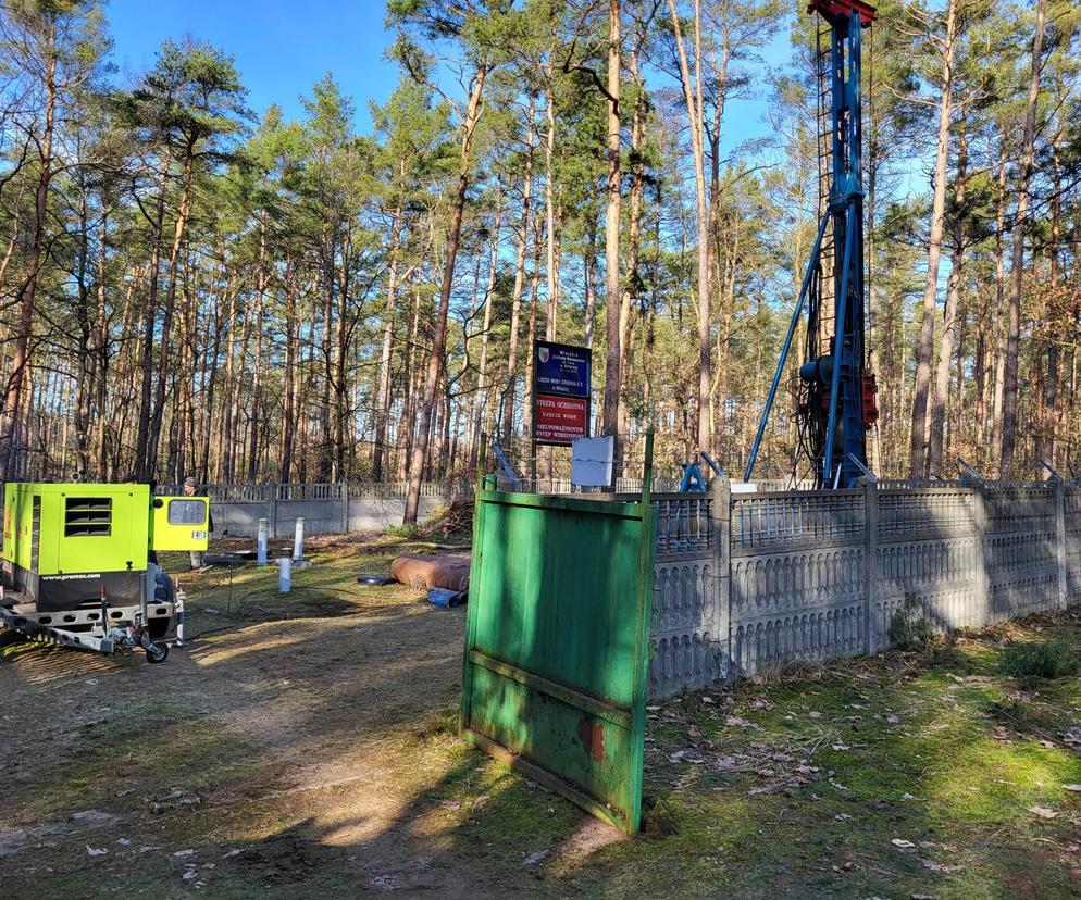 Budowa studni głębinowej dla stacji uzdatniania wody w Witnicy