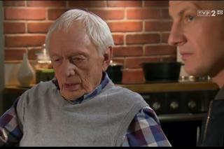 M jak miłość odc. 1166. Lucjan (Witold Pyrkosz), Paweł (Rafał Mroczek)