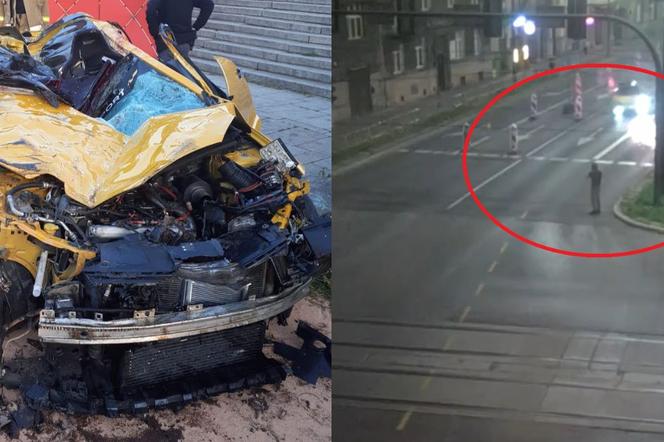Kraków. Wypadek przy moście Dębnickim. Ile jechało żółte renault?