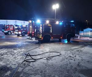 Pożar w zakładzie przy Myśliwskiej w Starachowicach