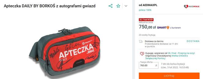 Borkoś wystawił niezwykłą rzecz na licytacji dla WOŚP! Piękny gest ratownika