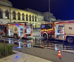 Pożar restauracji na placu Bankowym
