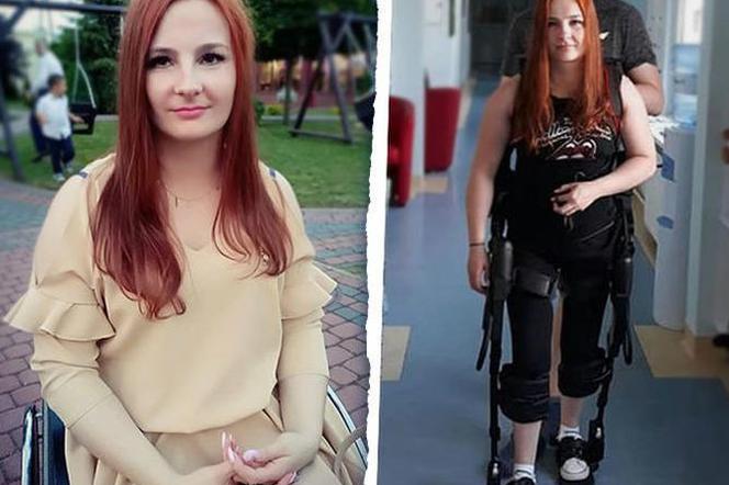 Życie Angeliki z Brodnicy zmieniło się w koszmar. 32-latka walczy o egzoszkielet i błaga o pomoc