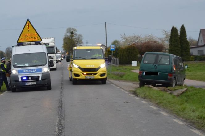 Poważny wypadek w Pigży. Dwie osoby w szpitalu