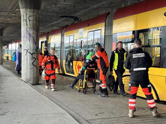 Zderzenie tramwajów na Moście Gdańskim w Warszawie