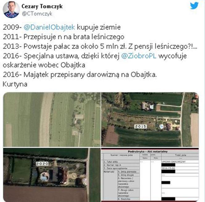 Posiadłość Daniela Obajtka w Łężkowicach