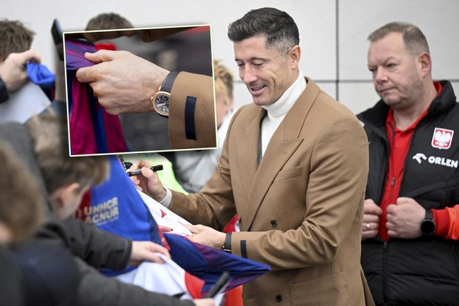 Robert Lewandowski z zegarkiem wartym kawalerkę przyjechał na kadrę! Na ręce miał prawdziwą fortunę