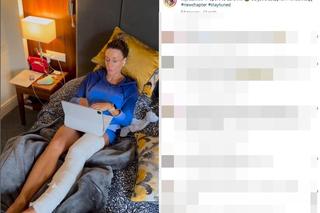 Gips Rozenek po wypadku żyje własnym życiem 